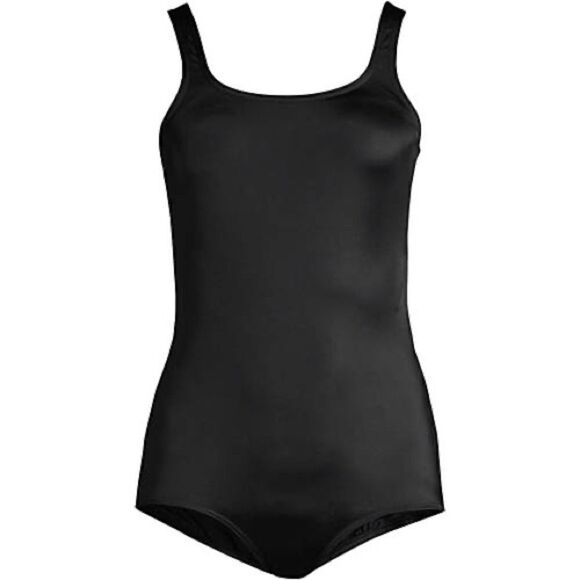 Land’s End Tuggless Tank Plus and Regular Black soft cup one piece Various - Picture 1 of 5